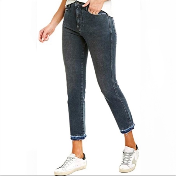 Frame Denim Le Sylvie Frayed Crop Jeans - Picture 1 of 4